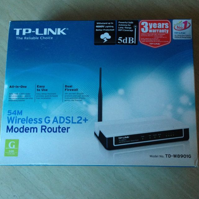 Modem Adsl + Wireless Router, Furniture & Home Living, Furniture, Other