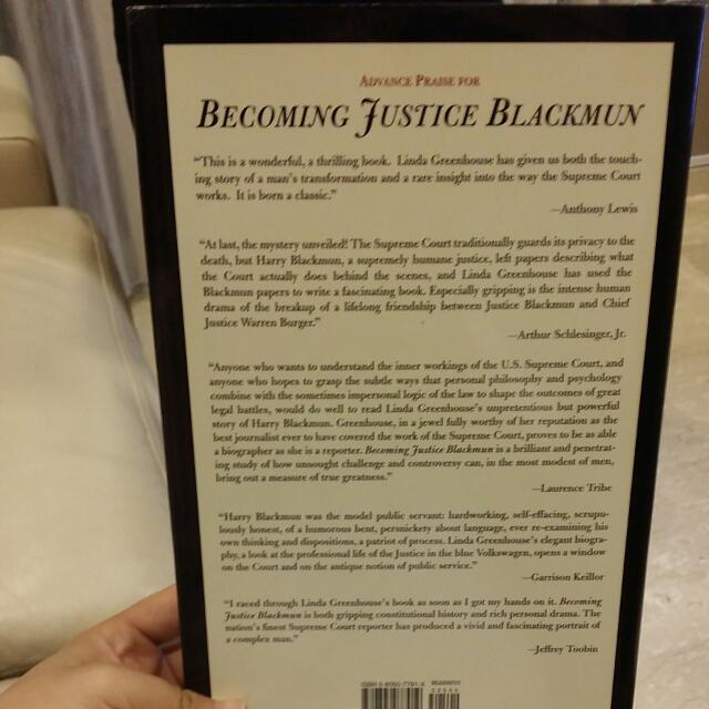 Becoming justice blackmun clearance