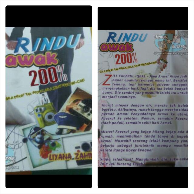 Buku Rindu Awak 200 Books Stationery On Carousell