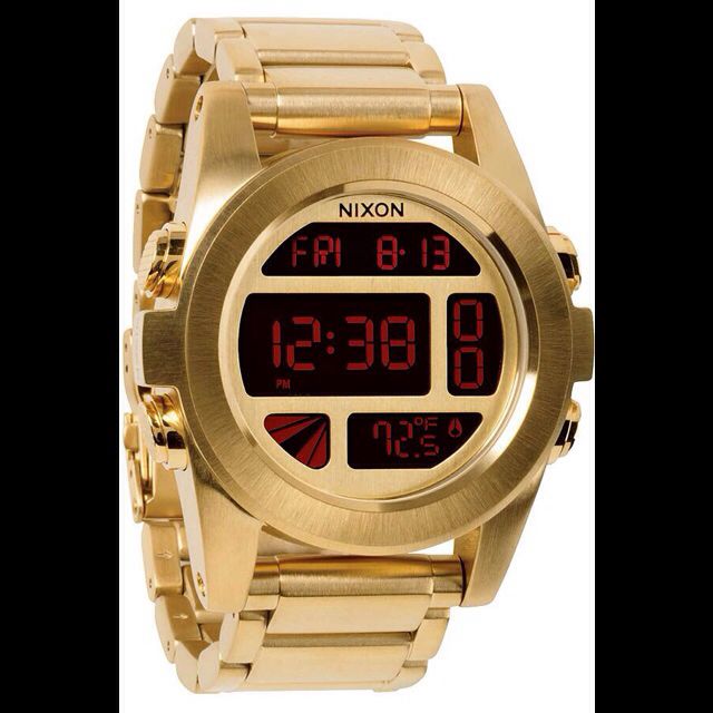 Nixon unit cheap ss gold