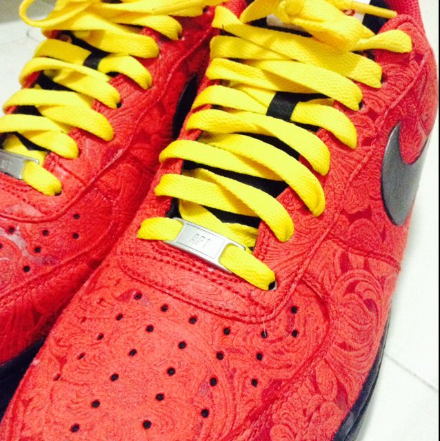 Nike air force online 1 red paisley