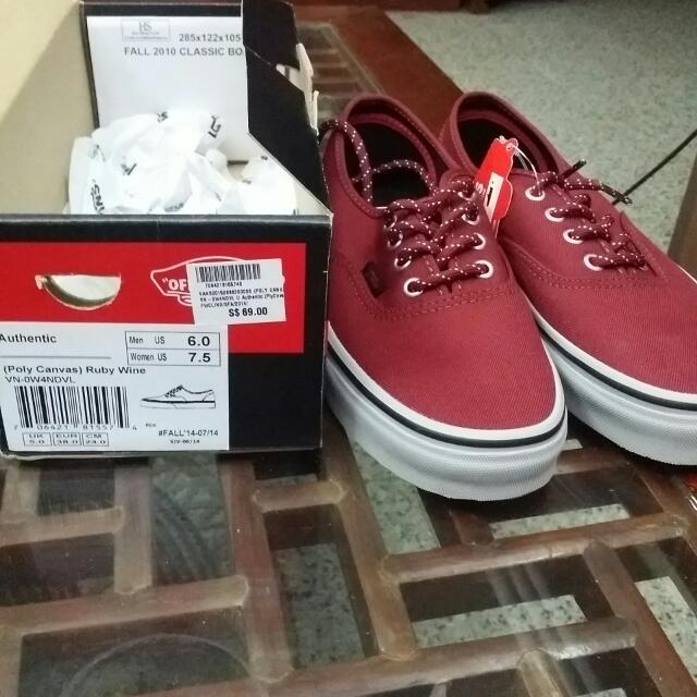 ruby red vans