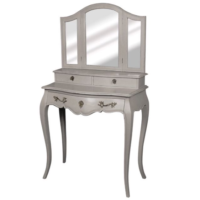 Teak Singapore French Furniture 3 Drawer Small Dressing
