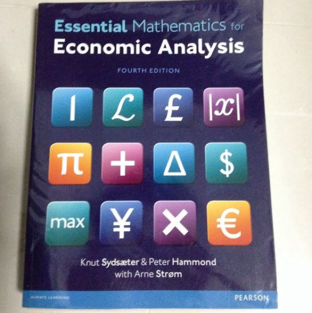 Ec2104 essential mathematics for economics analysis hobbies toys