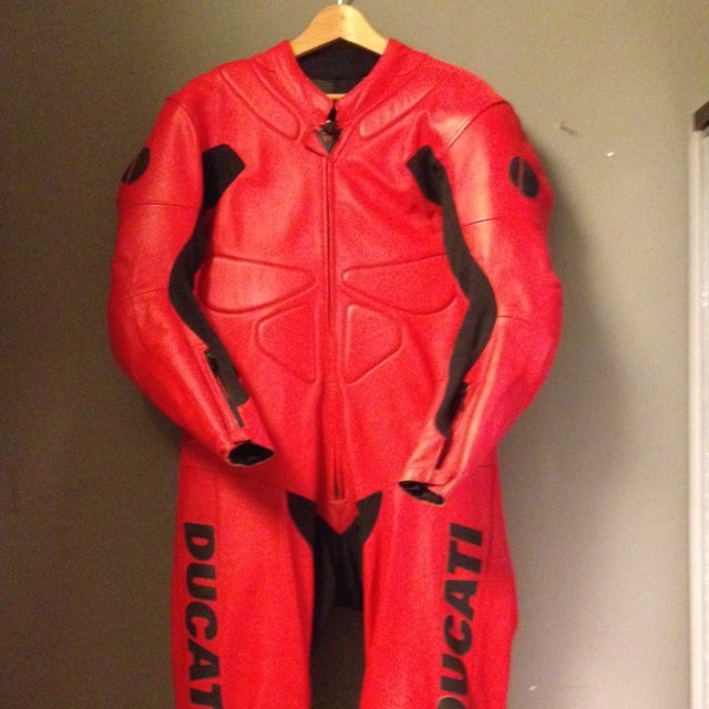 Dainese ducati leather suit cheap