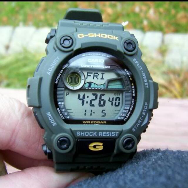 G shock army colour online