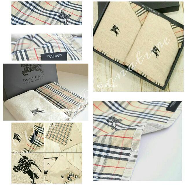 burberry towel set