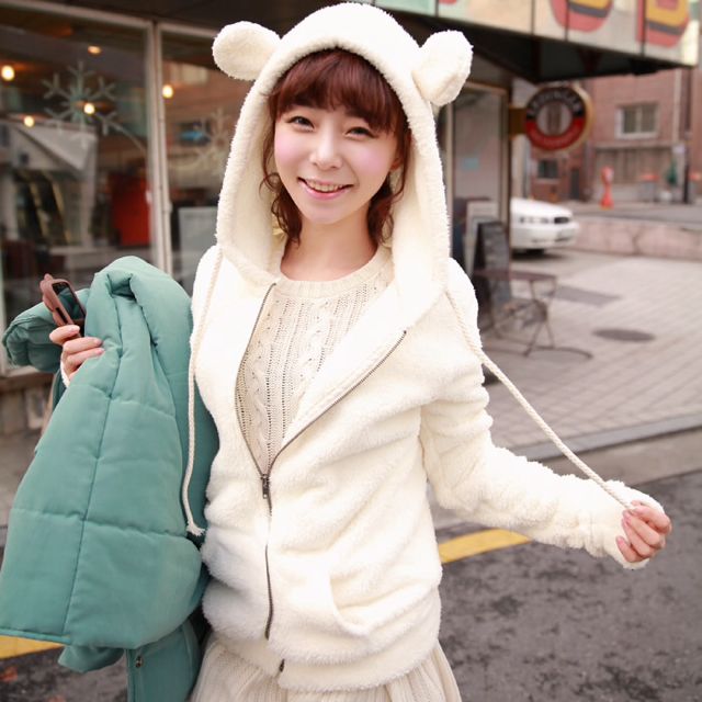 Furry bear outlet jacket