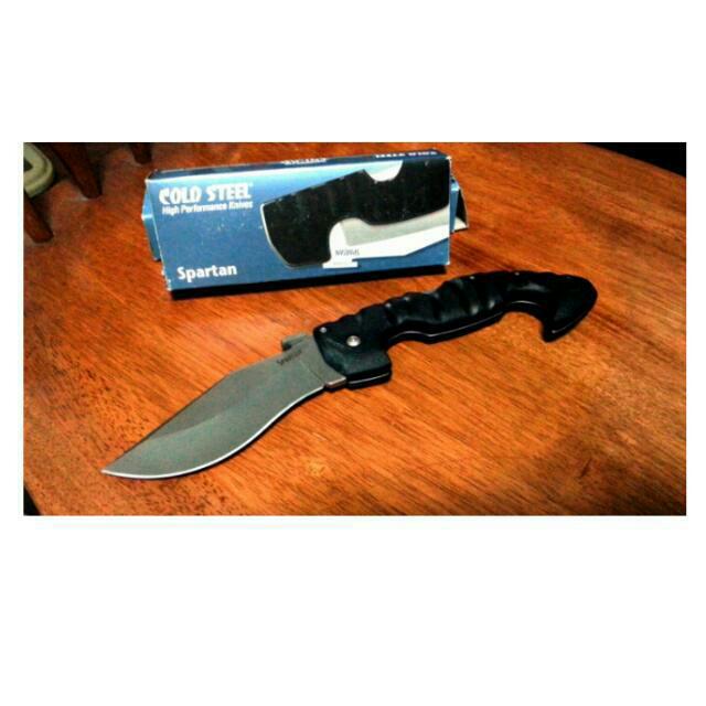 Cold Steel Spartan Large Tri Ad Folding Knife 21s Sports On