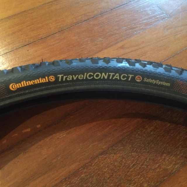 continental travel contact bike tyre 26x1 75