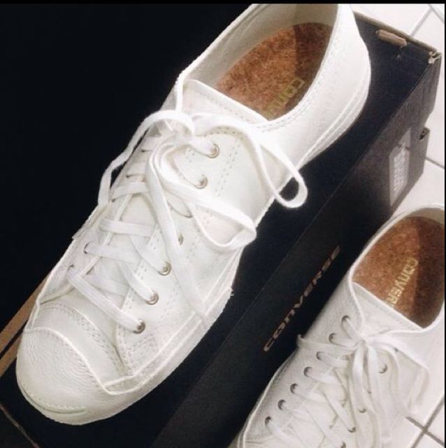 Jack Purcell White Leather Converse 