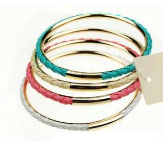 Four-piece Weaved Bangle