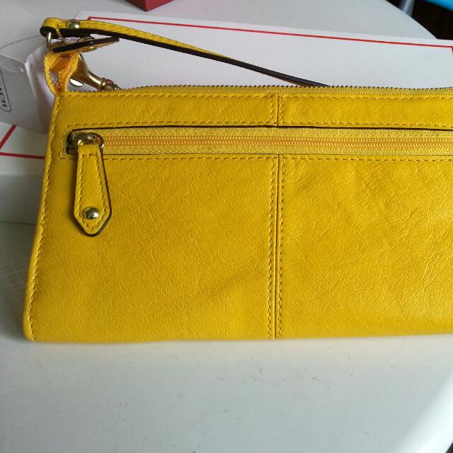 coach lemon wallet