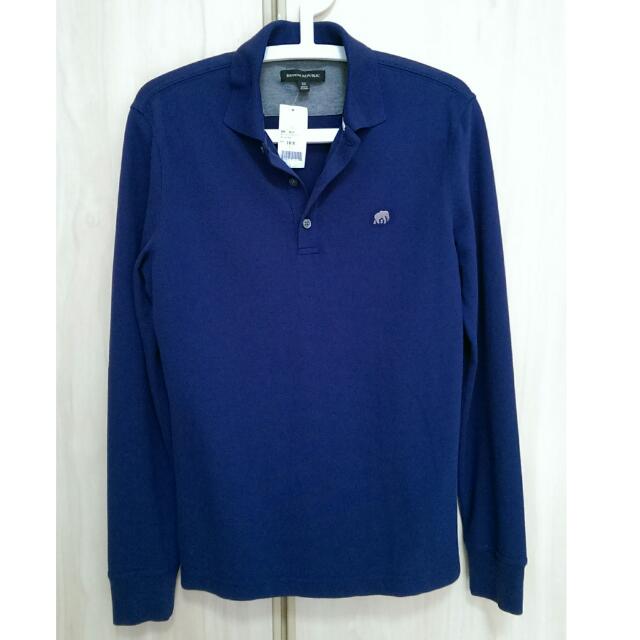banana republic long sleeve polo