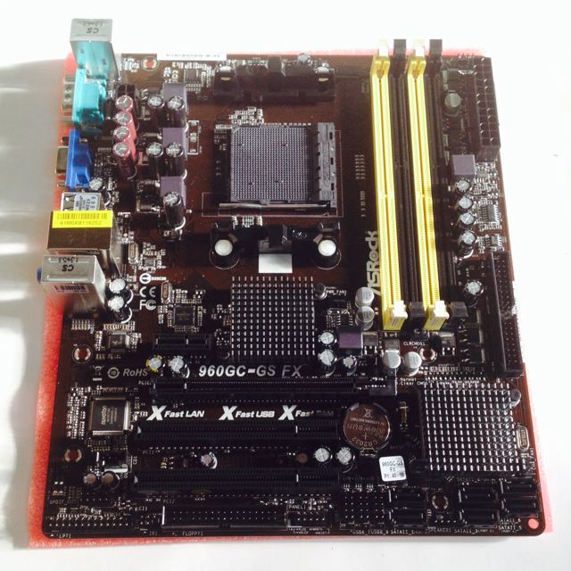Asrock Motherboard For AMD 960GCGSFX, Computers & Tech, Parts