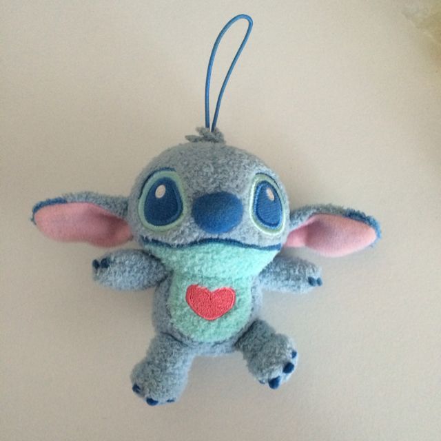 Disney's Stitch Plush Keychain, Hobbies & Toys, Toys & Games on Carousell