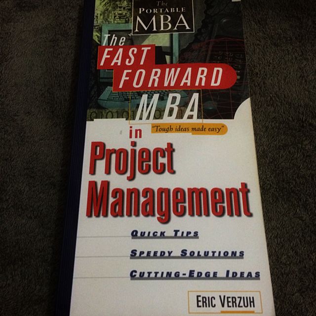 1 Management 7th Edition 2 The Fast Forward Mba In Project