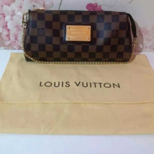 Louis Vuitton Monogram Eva Clutch, Luxury, Bags & Wallets on Carousell