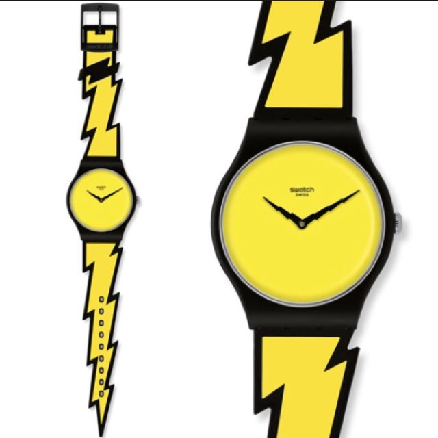 Limited Edition Jeremy Scott x Swatch Lightning Flash Watch