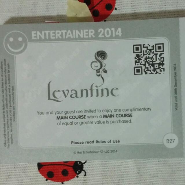 Levantine Atlantis The Palm Dubai Entertainer Vouchers For Dubai