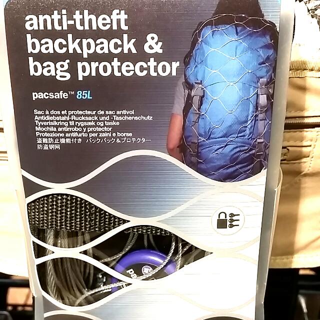 Anti theft Lockable Backpack WireMesh Sports Equipment Hiking