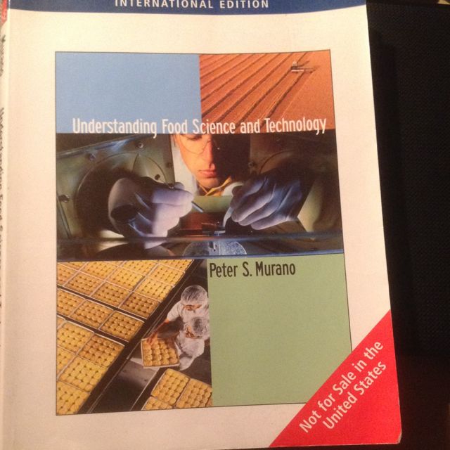 Understanding Food Science And Technology Books Stationery Textbooks On Carousell