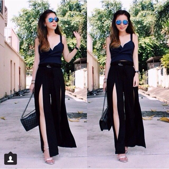 Double Slit High Voltage Pants, Women's 