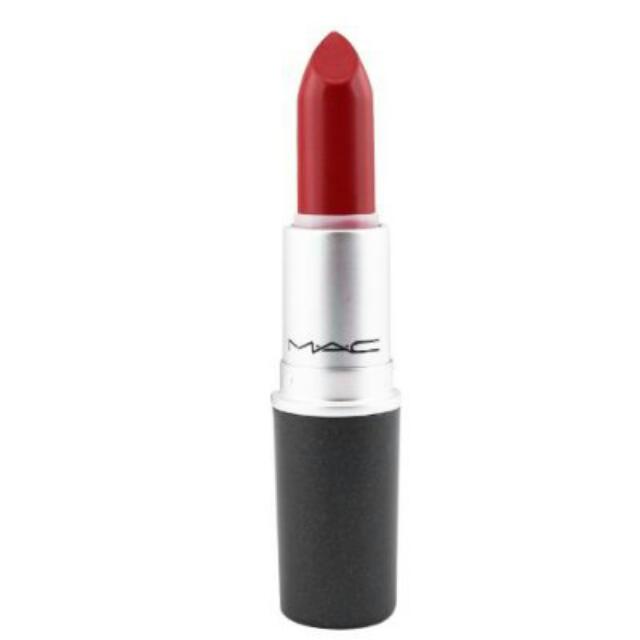 mac red satin