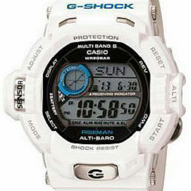 G-shock White Riseman (Category: Health Monitors & Weighing Scales) located in Singapore. Submitted by danielism80 (Listing ID 6578724, Image 1). Description: Bnib.