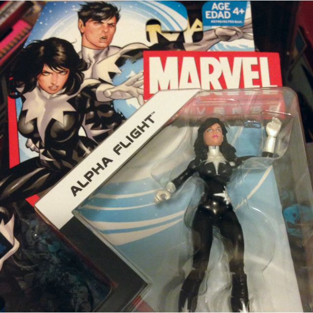 Figurine Action MARVEL Alpha Flight Aurora 9,5cm - Série 5 - Collection Super-Héros Mutants