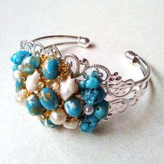 Turquoise Rocks Bangle