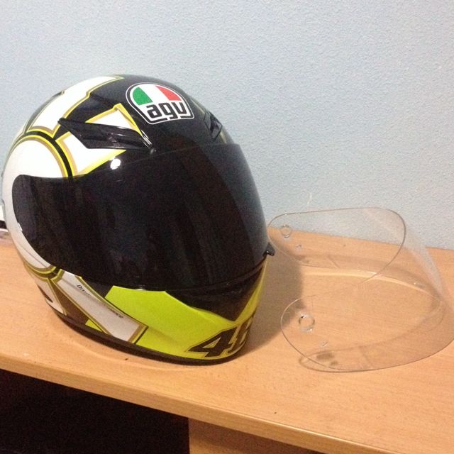 Agv K3 Gothic With Smoke Visor Sports On Carousell