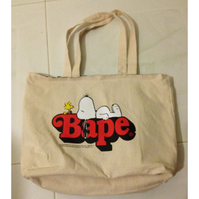 peanuts tote bag