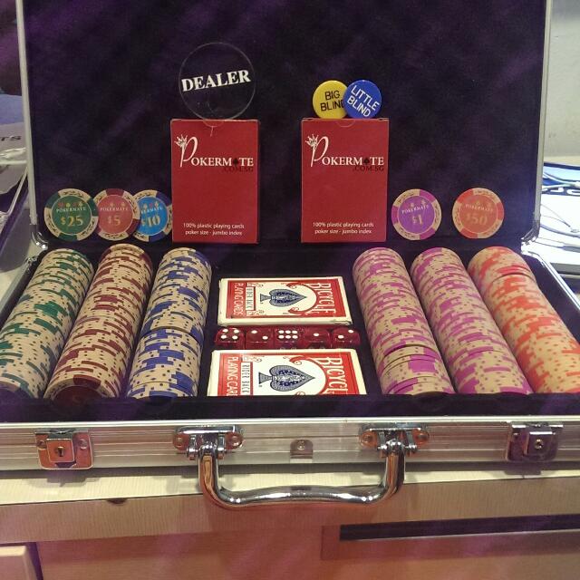 High End Poker Chip set, Hobbies & Toys, Stationery & Craft, Other