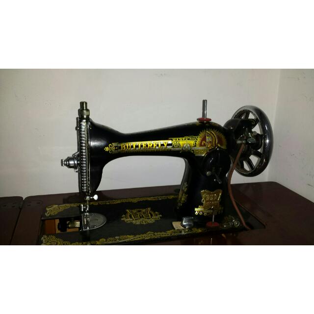 VINTAGE BUTTERFLY SEWING MACHINE, Hobbies & Toys, Memorabilia & Collectibles, Vintage