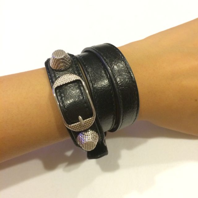 Balenciaga Giant Silver Bracelet Triple Tour Balenciaga Giant Silver Bracelet Triple Tour