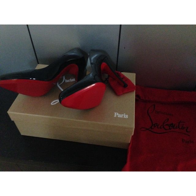 BN Authentic Christian Louboutin Decollete 868 100 Patent Calf Black in Size 36.5 Luxury Sneakers Footwear on Carousell