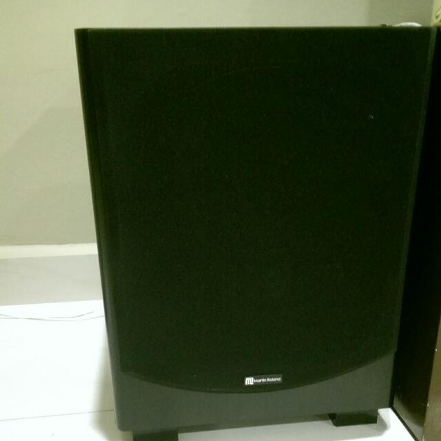 Martin Roland Active Subwoofer Model Msw910. 10 Inch , Audio