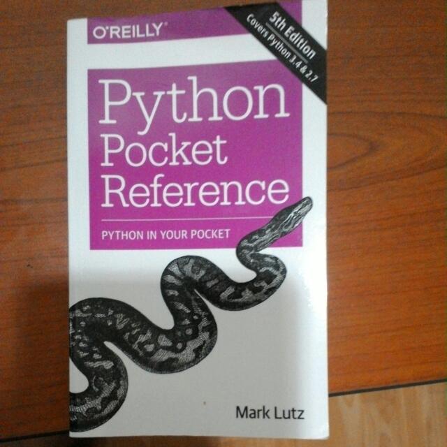 Python Pocket Reference Books Stationery On Carousell