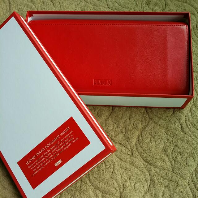 leather travel document organizer