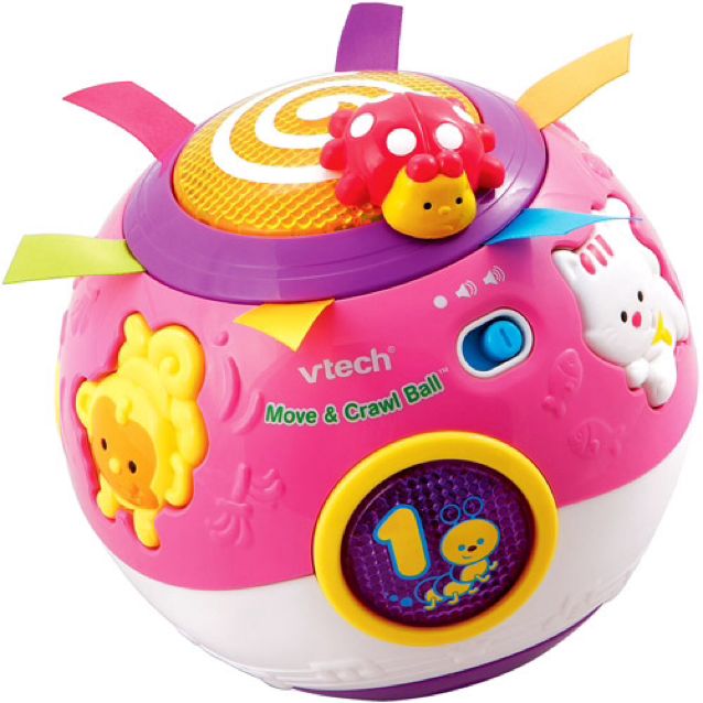 vtech crawl ball pink