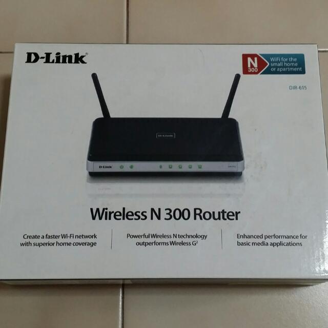 D Link Dir 615 Wireless N300 Router Electronics On Carousell
