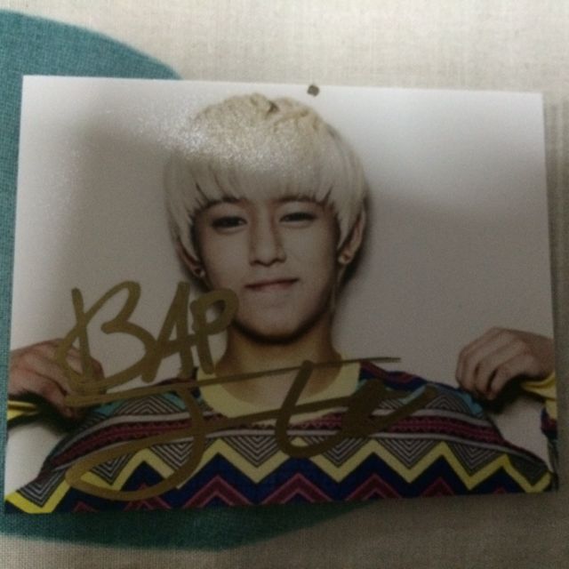 Pending Bap B A P Daehyun Handsigned Photocard Entertainment K Wave On Carousell