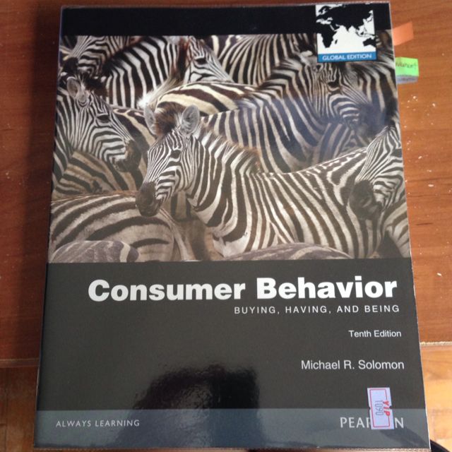 Consumer Behavior (Category: Textbooks) located in Singapore. Submitted by harrywinston1 (Listing ID 6935135, Image 1). Description: .