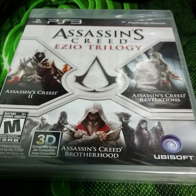 Ps3 Assassins Creed Ezio Trilogy R1 Toys Games On Carousell