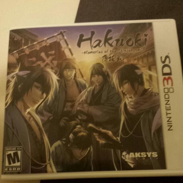 hakuoki 3ds