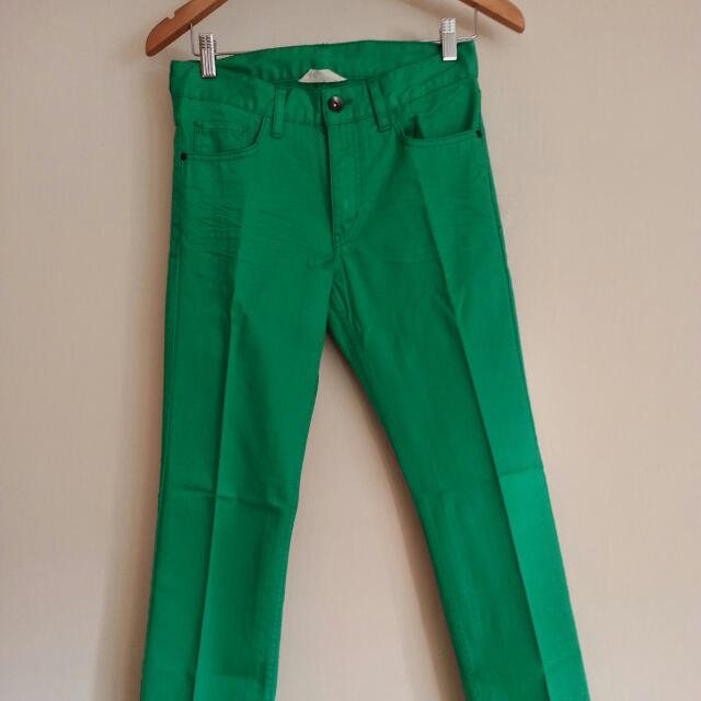 New never worn boys emerald green H M pants Babies Kids