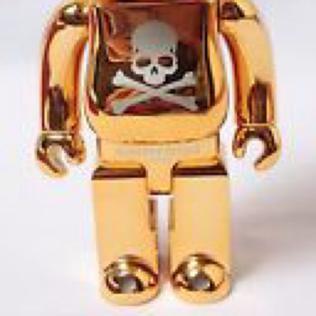 Bearbrick Mastermind Japan Mmj 400% Chrome Gold Wwt, Hobbies 