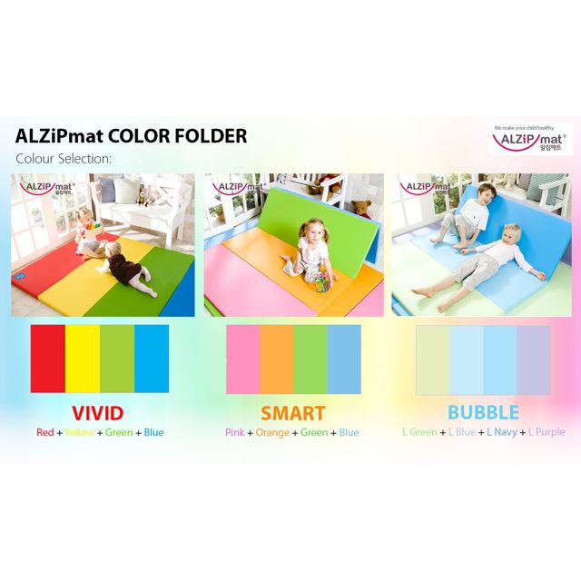 ALZIPMAT KOREA COLOR FOLDER MAT, Babies & Kids, Bathing & Changing