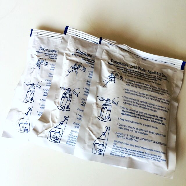 Disposable cold water sterilising bags clearance